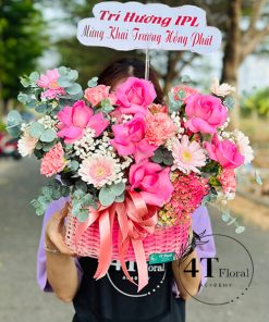 Giỏ hoa mini giá rẻ - GH144