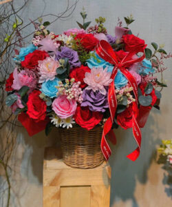 Giỏ hoa sáp cao cấp - HS105