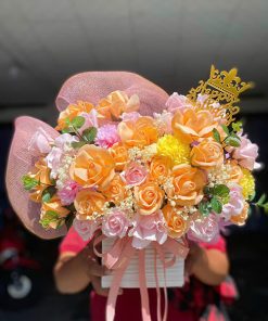 Giỏ hoa sáp đáng yêu - HS103