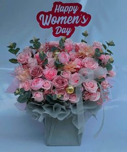 Giỏ hoa sáp nhẹ nhàng - HS94