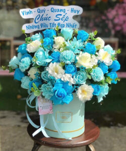 Giỏ hoa sáp sang trọng - HS89