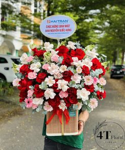 Giỏ hoa tươi cảm súc - GH267