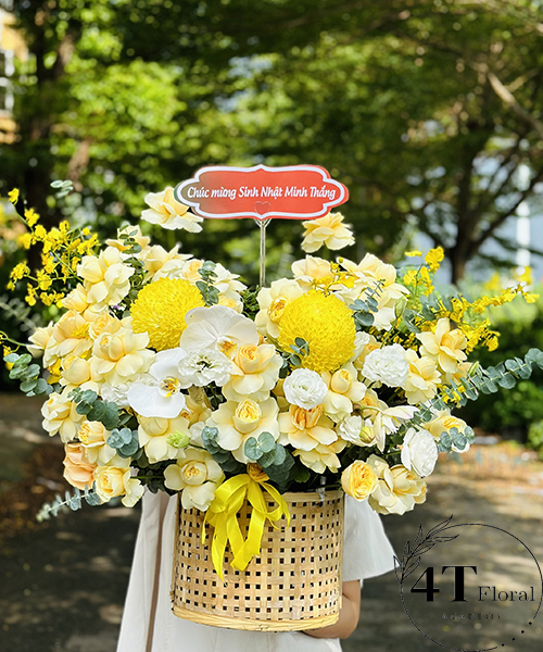 Giỏ hoa tươi đặc sắc