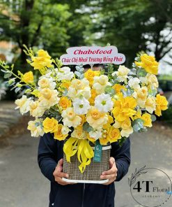 Giỏ hoa tươi hiện đại - GH262