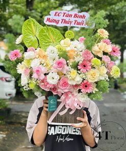 Giỏ hoa tươi mạnh mẽ - GH259