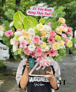 Giỏ hoa tươi mạnh mẽ - GH259