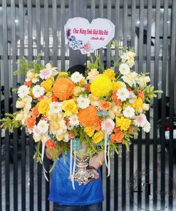 Giỏ hoa tươi rực rỡ - GH257