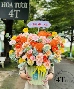 Giỏ hoa tươi sang đẹp - GH255