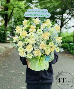 Giỏ hoa tươi thanh lịch - GH252