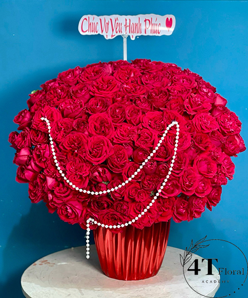 Giỏ hoa tươi thượng lưu