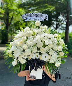 Giỏ hoa đi viếng - HV117