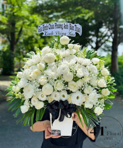 Giỏ hoa đi viếng - HV117