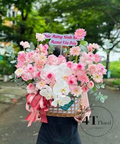 Giỏ hoa xinh nhất - GH217