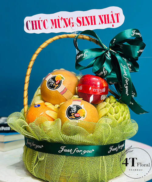 giỏ trái cây làm quà tặng sinh nhật