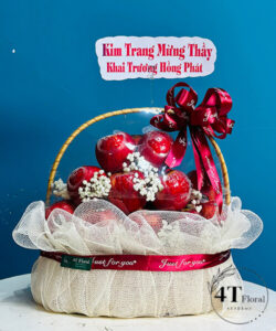 Giỏ trái cây táo đỏ - TC18