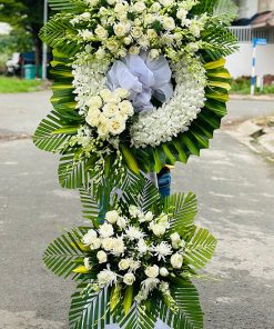 Hoa đi viếng đẹp ba tầng - HV11