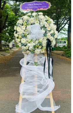 Kệ hoa chia buồn đám tang - HV25