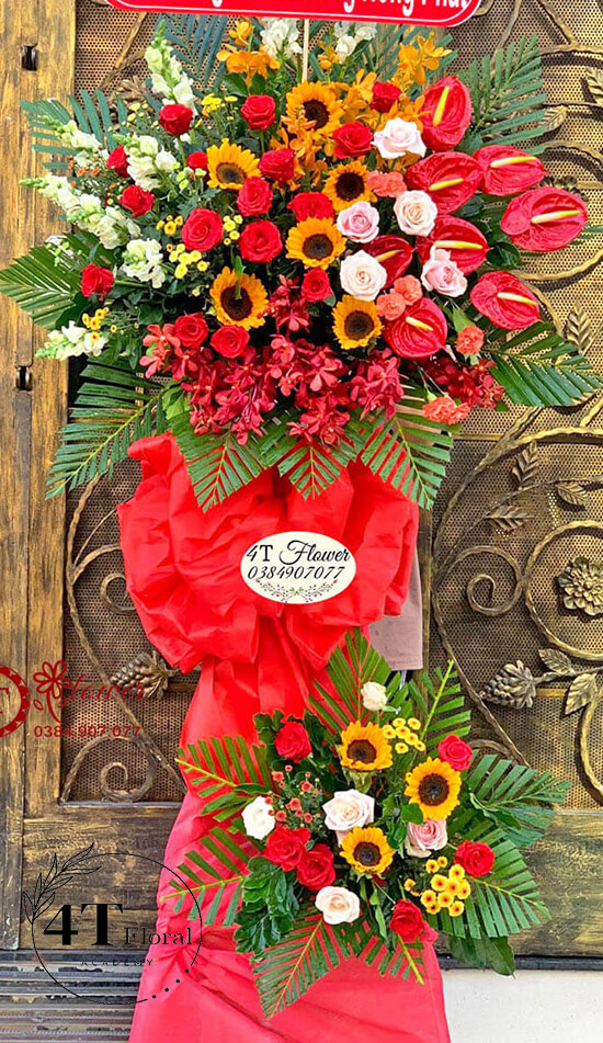 kệ hoa chúc mừng đại hội