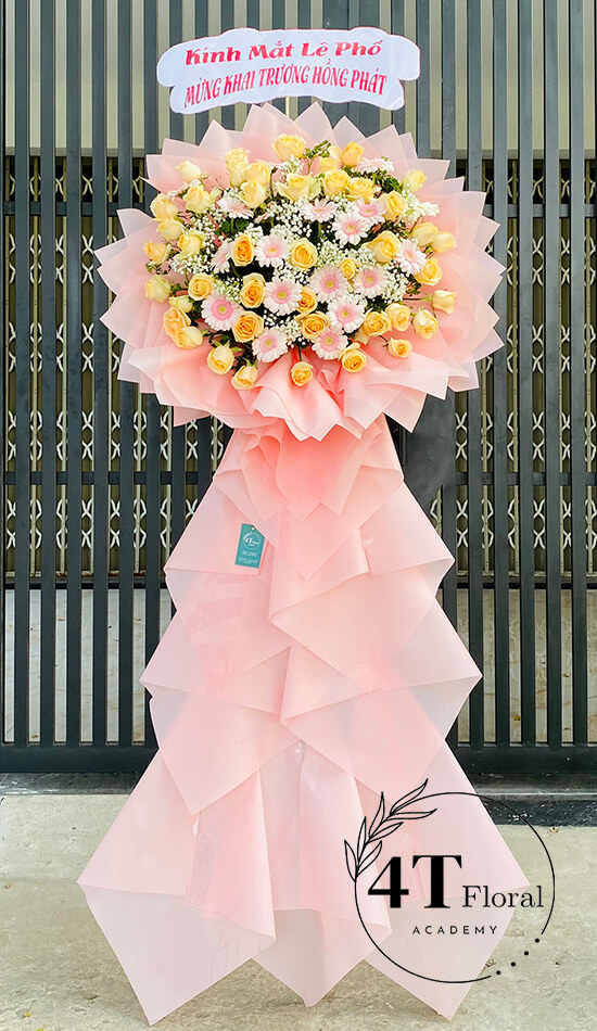 kệ hoa chúc mừng khai trương cửa hàng