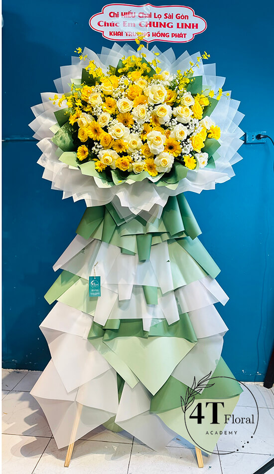 kệ hoa chúc mừng khai trương tặng bạn thân