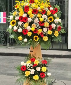 Kệ hoa chúc mừng ngày thành lập - HK83