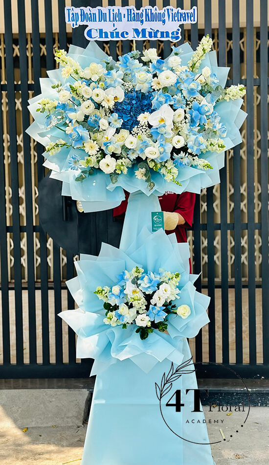 kệ hoa chúc mừng sang trọng