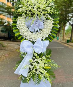 Kệ hoa đám tang lan thái hai tầng - HV37