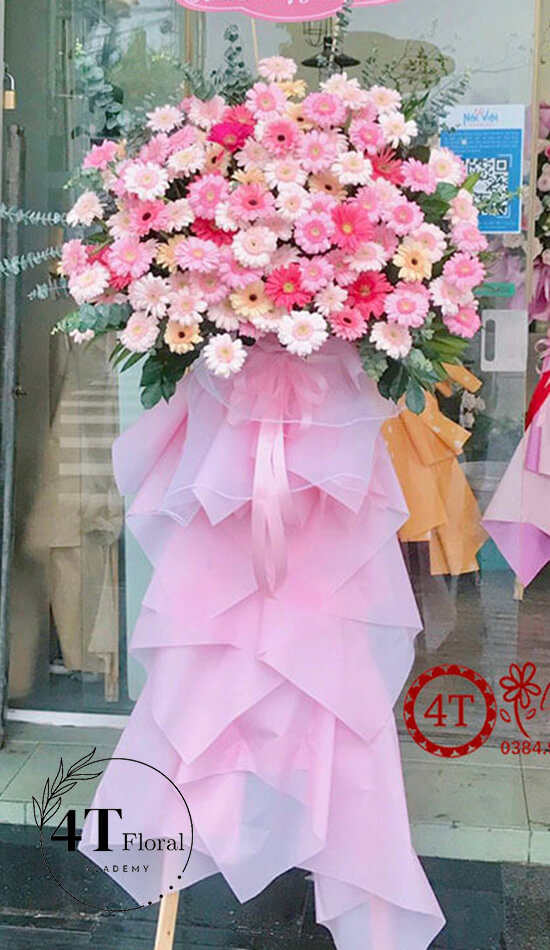 kệ hoa đồng tiền một tầng