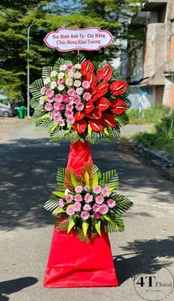 Kệ hoa khai trương đẹp – HK116