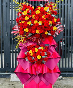 Kệ hoa khai trương phát tài - KT506