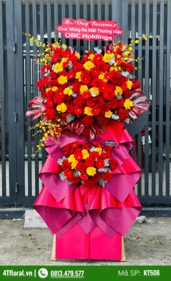 Kệ hoa khai trương phát tài - KT506
