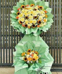 Kệ hoa khai tưởng phù hợp tặng nam - HK45