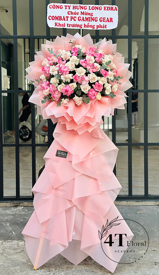 kệ hoa một tầng đơn giản