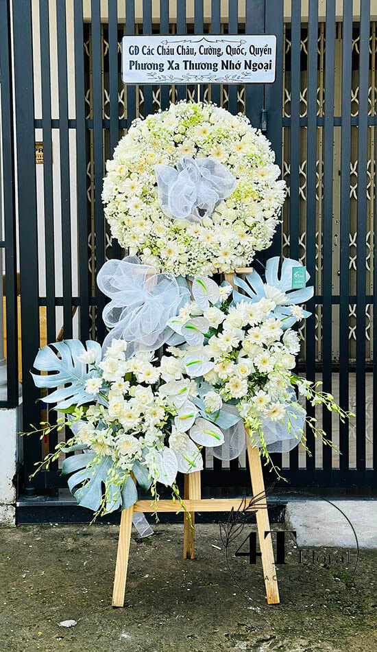 Kệ hoa tang hiện đại ba tầng