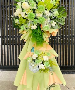 Kệ hoa tone xanh lá - HK22