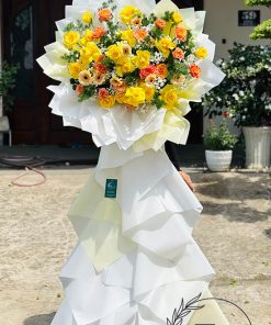 Kệ hoa tươi mừng khai trương đơn giản - HK08