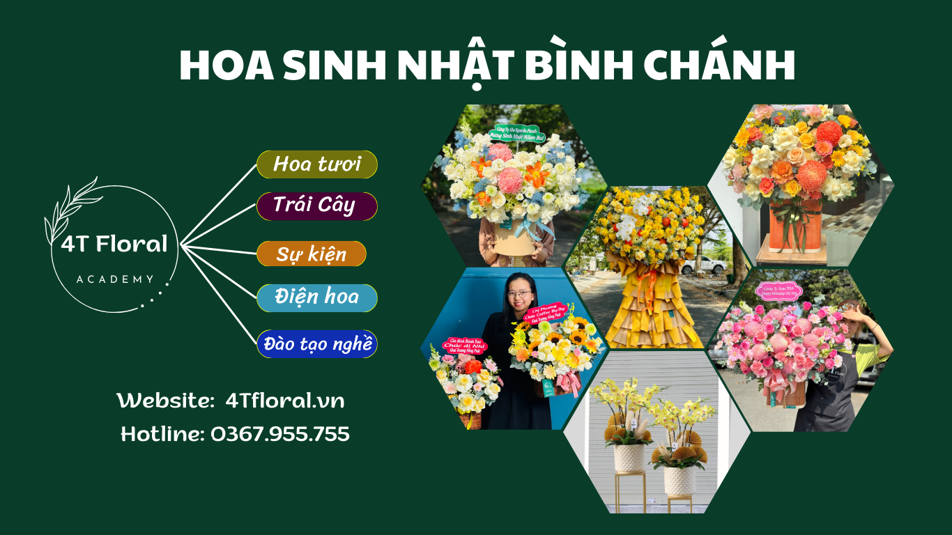 Hoa sinh nhật Bình Chánh – 4T Floral